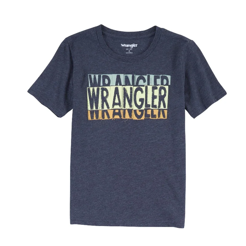 BOYS CHARCOAL WRANGLER TSHIRT