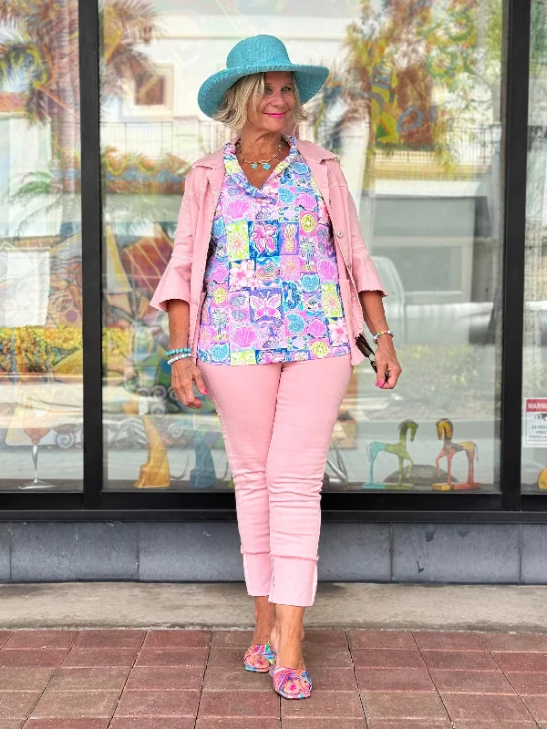 Ethyl The Pink Mellow Jacket - Illusion