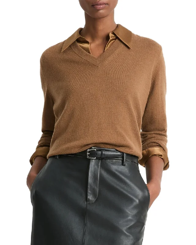 Vince Casual Cashmere V-Neck Sweater