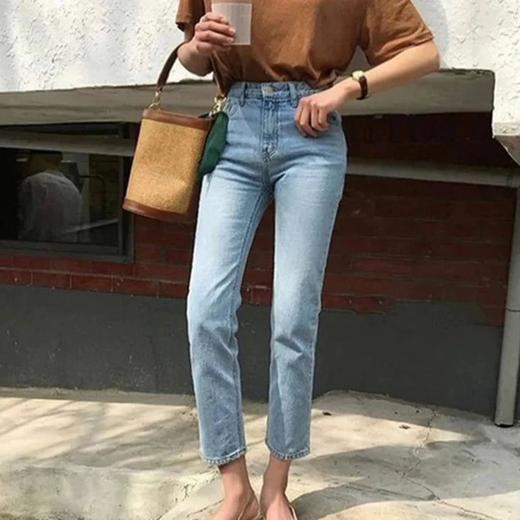 Comfy Dress Casual Straight Jeans