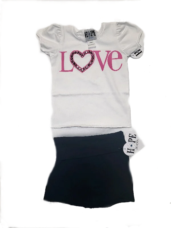 Hope Jeans White Love Set