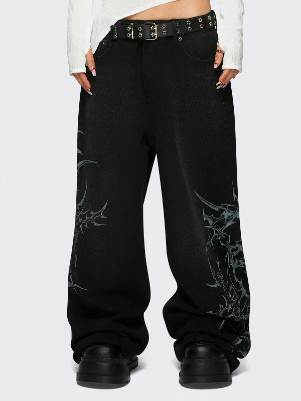 Blaze Graphic Baggy Jeans